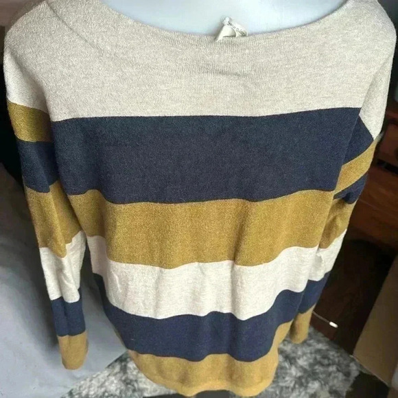 Size M Teeberry & Weave stripe sweater - Picture 4 of 5